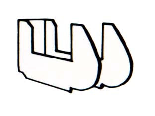 GANCIO RIPIANO PER SCAFFALE - 20 pezzi PROMETAL