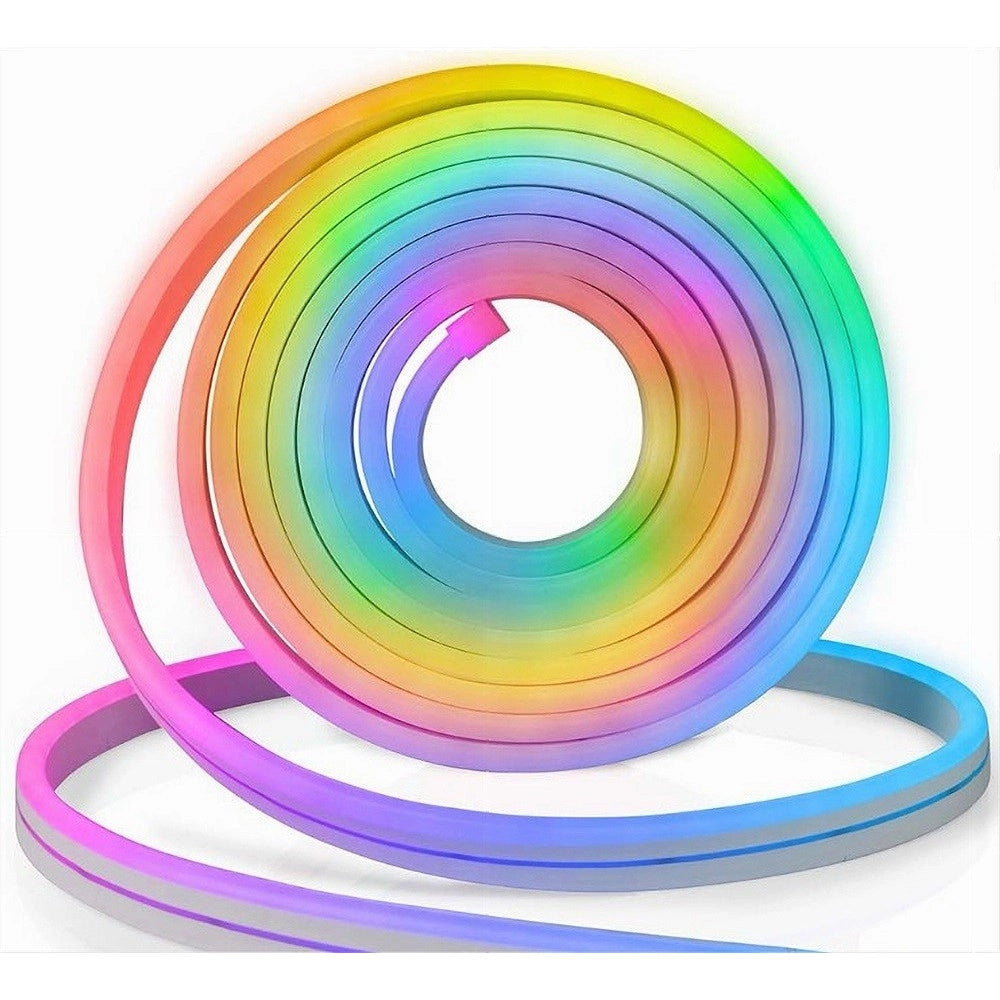 Trade Shop - Striscia Led Neon Flex Rgb Intelligente 5metri 36w Wifi App Ls-wifitd-rgbic-neon -