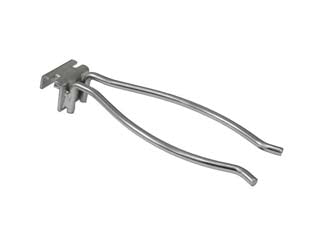 GANCIO PER BARRA PER ESPOSIZIONE DECESPUGLIATORE (SUPERIORE)  mm.240 l.