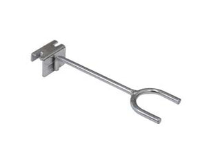 GANCIO PER BARRA PER ESPOSIZIONE DECESPUGLIATORE (INFERIORE)  mm.268 l.