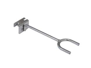 GANCIO PER BARRA PER ESPOSIZIONE DECESPUGLIATORE (INFERIORE)  mm.268 l.