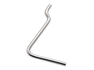 GANCI PER PANNELLI FORATI N.6- - mm.38x53 - 200 pezzi