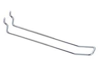 GANCI A 2 FILI SEMPLICI PER PANNELLI FORATI- - ø mm.3,8x250 l. - 25 pezzi