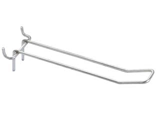 GANCI A SOSTEGNO DOPPIO LARGHI PER PANNELLI FORATI- - ø mm.3,8x5x300 l. - 10 pezzi