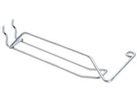 GANCI A 2 FILI CON PORTAPREZZI SEMPLICI PER PANNELLI FORATI- - ø mm.3,8x5x200 l. - 5 pezzi