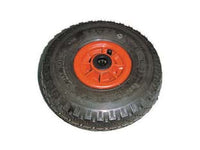 RUOTA PER CARRELLO PNEUMATICA MM.260 CON CUSCINETTO CERCHIO PLASTICA  ø mm.260x85 foro mm.20    ALTE