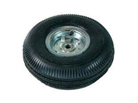 RUOTA PER CARRELLO PNEUMATICA MM.260 CON CUSCINETTO CERCHIO ACCIAIO  ø mm.260x85 foro mm.16    ALTE