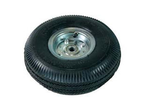 RUOTA PER CARRELLO PNEUMATICA MM.260 CON CUSCINETTO CERCHIO ACCIAIO  ø mm.260x85 foro mm.16    ALTE