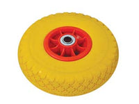RUOTA PER CARRELLO PU PIENA MM.260 CERCHIO PLASTICA  ø mm.260x85 foro mm.20    ALTE