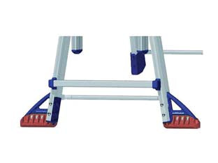 KIT ADEGUAMENTO EN1314 ETICHETTA + STABILIZZATORI SCALA BRIKO BLU  per scala BB/2    FACAL