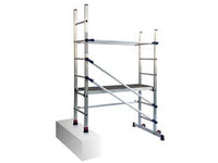 TRABATTELLO P6 IN ALLUMINIO  cm.146x89x189h., piano lavoro cm.90h., Kg.14,6    FACAL