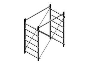 KIT ALZATA PER TRABATTELLO ALUMITO  cm.180h., peso Kg.17,4    FACAL