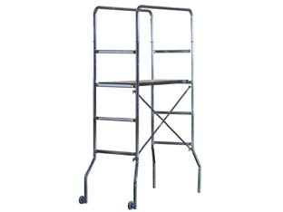 TRABATTELLO TRIO IN ACCIAIO ZINCATO  cm.130x60x188h. peso Kg.20    MARCHETTI