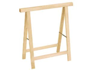 CAVALLETTO PIEGHEVOLE IN LEGNO- - mm.750x400x750 - 2 pezzi PIRCHER