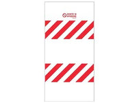 CARTELLO RECINZIONE CANTIERE DIVIETO DI AFFISSIONE- - cm.100x180h. - 10 pezzi