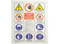 CARTELLO 12 SIMBOLI- - cm.70x100h - 5 pezzi