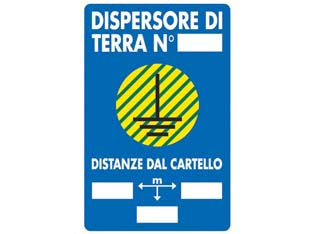 CARTELLO DISPENSORE DI TERRA- - cm.20x30h. - 10 pezzi