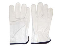 GUANTI DA LAVORO IN PELLE BOVINA BIANCO- - tg.9 - 12 paio EXCEL