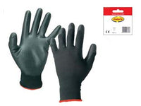GUANTI DA LAVORO IN  POLIESTERE CON PALMO RICOPERTO IN LATTICE- - tg.XXL misura 11 - 12 paio EXCEL