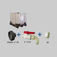 SET DI COLLEGAMENTO PER CISTERNE CON RUBINETTO - - BUCCHI