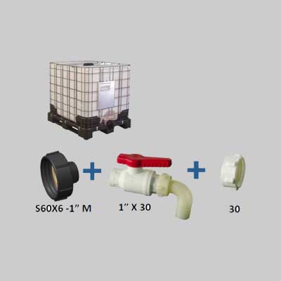 SET DI COLLEGAMENTO PER CISTERNE CON RUBINETTO - - BUCCHI