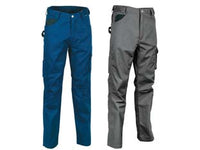 PANTALONE DRILL IN COTONE E POLIESTERE RIGHT FIT  tg.50  antracite/nero    COFRA