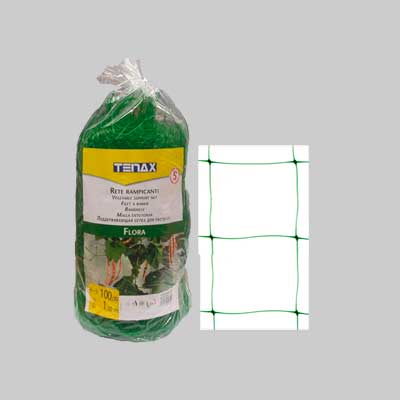 RETE PER RAMPICANTI 1,5x1000 mt - colore bianco - TENAX