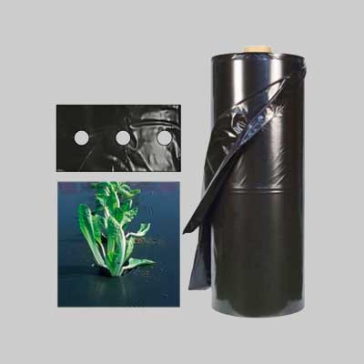 FOGLIA PACCIAMATURA NERA FORATA h. 1 mt - passo 30 cm - circa 1087 ml - 53 kg