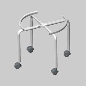 SUPPORTO PER FUSTINO OLIO CON RUOTE per 30/50 lt