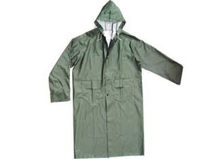 IMPERMEABILE CAPPOTTO IN PVC BISPALMATO PLP VERDE  tg. XXL    EXCEL