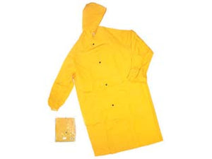IMPERMEABILE CAPPOTTO IN PVC BISPALMATO PLP GIALLO  tg. M    EXCEL