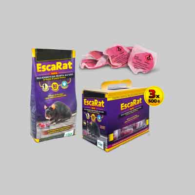 ESCA TOPICIDA IN PASTA 'ESCARAT' 1,5 Kg (Scatola 3x500gr) - CISA ADRIATICA