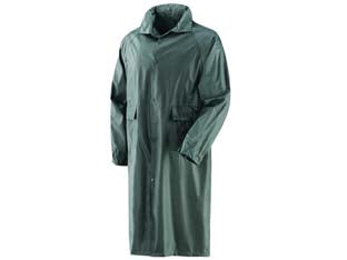 IMPERMEABILE CAPPOTTO IN NYLON SPALMATO IN PVC VERDE  tg.L