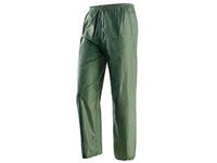 IMPERMEABILE PANTALONE IN NYLON SPALMATO IN PVC VERDE  tg.XXXL