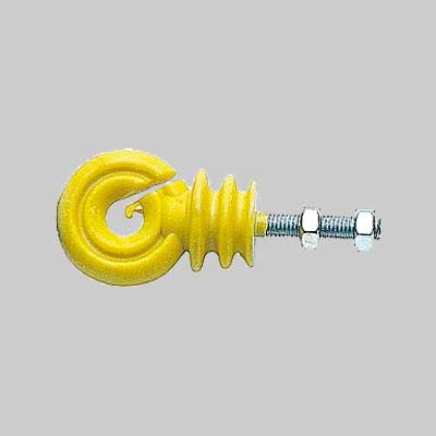 ISOLATORE VITE A FERRO PER RECINTI ELETTRICI - Conf. 25 pezzi