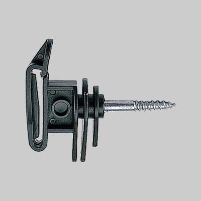 ISOLATORE BANDA VITE LEGNO PER RECINTI ELETTRICI - Conf. 25 pezzi