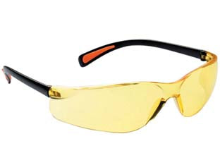 OCCHIALI DI PROTEZIONE STANGHETTE FISSE SPORT GIALLI - 6 pezzi EXCEL