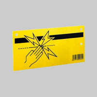 TABELLA DI AVVISO PER RECINTI ELETTRICI 25x13 cm