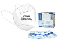 MASCHERINE PROTETTIVE CLASSE FFP2 MODELLO KN95- - colore bianco - 20 pezzi