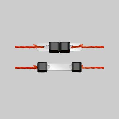 CONNETTORE PER FILO ELETTRIFICATO 'LITZCLIP' Conf. 10 pezzi
