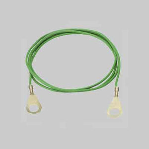 CAVO PER COLLEGAMENTO DI MASSA A TERRA 100 cm - Col. Verde