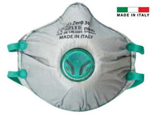 MASCHERINE CON VALVOLA FFP3 SERIE BLS ZER0 IMBUSTATA SINGOLARMENTE- - Zer0 30 - 10 pezzi BLS