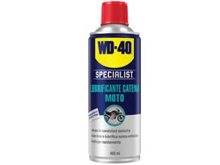 WD40 SPECIALIST MOTO SPRAY LUBRIFICANTE CATENA CONDIZIONI ASCIUTTE  ml.400 spray    WD40