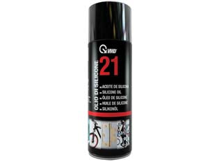 OLIO DI SILICONE SPRAY ML.400 21- - ml.400 in bomboletta spray - 12 pezzi VMD