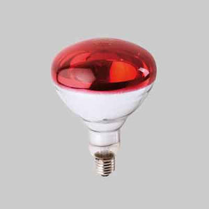LAMPADA INFRAROSSI PER RIFLETTORE PHILIPS 150 Watt - Col. Rosso