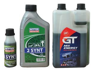 OLIO SINTETICO BETTER PROTECTIVE 2 TEMPI PER MISCELA MOTORI- - lt.1 con dosatore - 12 pezzi