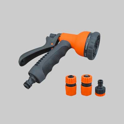 KIT PISTOLA MULTIGETTO PER INNAFFIARE IDEAL STAR set 4 pezzi - IDEAL STAR