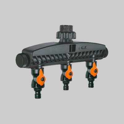 DISTRIBUTORE MULTI USCITA PER RUBINETTI G.F. 3/4 - G.F.