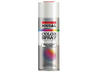 COLOR SPRAY PROTECTIVE PRIMER ANTIRUGGINE SPRAY- - ml.400 - grigio (155598) - 6 pezzi SOUDAL