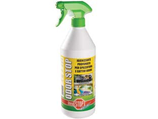 ODOR STOP DETERGENTE IGIENIZZANTE SPECIFICO PER CATTIVI ODORI- - ml.750 inflacone spray - 12 pezzi DIXI